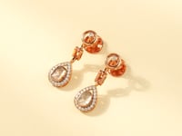 Manya Polki And Diamond Long Earrings