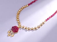 Latika Polki And Diamond Necklace