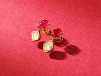 Janny Polki Long Earrings