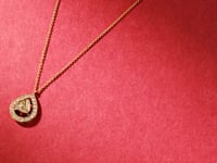 Kirti Polki And Diamond Pendant