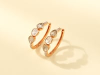 Aditi Polki And Diamond Hoops