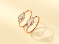 Manika Polki And Diamond Hoops