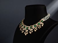 Kasturi Polki And Diamond Necklace