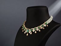 Jiva Polki And Diamond Necklace