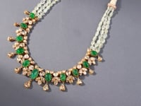 Jiva Polki And Diamond Necklace