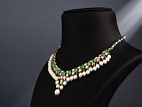 Kelly Polki And Diamond Necklace