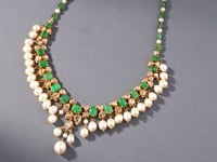 Kelly Polki And Diamond Necklace