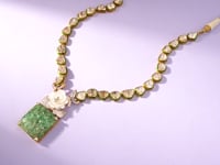 Sobhita Polki And Diamond Long Necklace