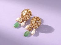 Sushmita Polki And Diamond Long Earrings