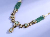 Tia Polki And Diamond Bead Pendant