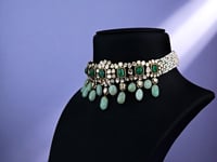 Mystia Polki And Diamond Choker