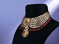 Zeenat Aman - Adya Polki And Diamond Necklace