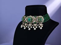 Yasna Polki And Diamond Choker