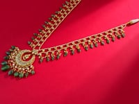 Kritika Polki Long Necklace