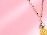 Deepa Polki And Diamond Pendant