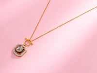 Rupal Polki And Diamond Pendant