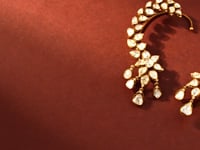 Aethira Polki And Diamond Long Earrings