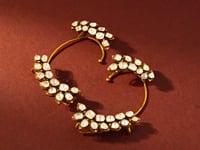 Dakota Polki And Diamond Long Earrings
