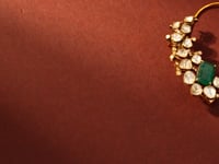 Gia Polki And Diamond Long Earrings