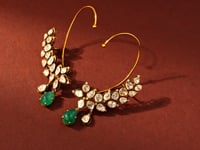 Selah Polki And Diamond Long Earrings