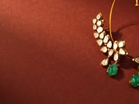 Selah Polki And Diamond Long Earrings