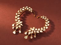 Aethira Polki And Diamond Long Earrings