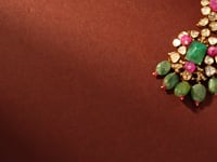 Alessia Polki And Diamond Long Earrings