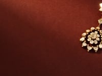 Annette Polki And Diamond Long Earrings