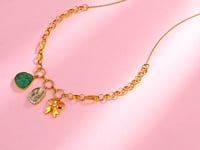 Kanika Polki And Diamond Pendant