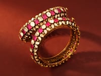 Nayeli Polki And Diamond Bangle
