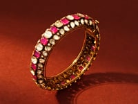 Nayeli Polki And Diamond Bangle