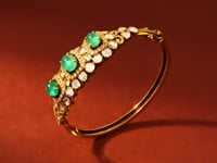 Ujwala Polki And Diamond Bangle