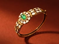 Bhumika Polki And Diamond Bangle