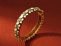 Regina Polki And Diamond Bangle