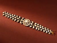 Celine Polki And Diamond Loose Bracelet