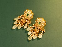 Suwarna Polki Long Earrings