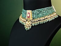 Varsha Polki Bead Choker