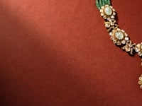 Tia Polki And Diamond Bead Pendant