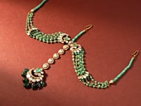 Ujhala Polki And Diamond Maangtika