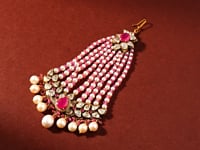 Vedanshi Polki And Diamond Maangtika