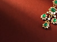 Varuna Polki And Diamond Long Earrings