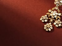 Veda Polki And Diamond Long Earrings