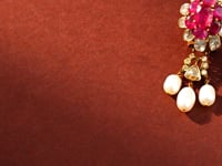 Nyla Polki And Diamond Long Earrings