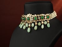 Mystia Polki And Diamond Choker