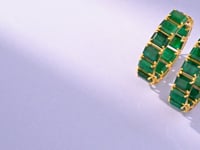 Vinaya Emerald Hoops
