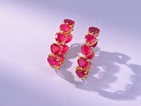 Vinisha Ruby Hoops