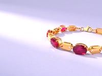 Veena Ruby Loose Bracelet
