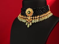 Vinya Polki Bead Choker
