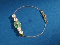 Trina Polki And Diamond Loose Bracelet