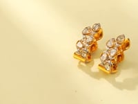 Luric Polki And Diamond Hoops